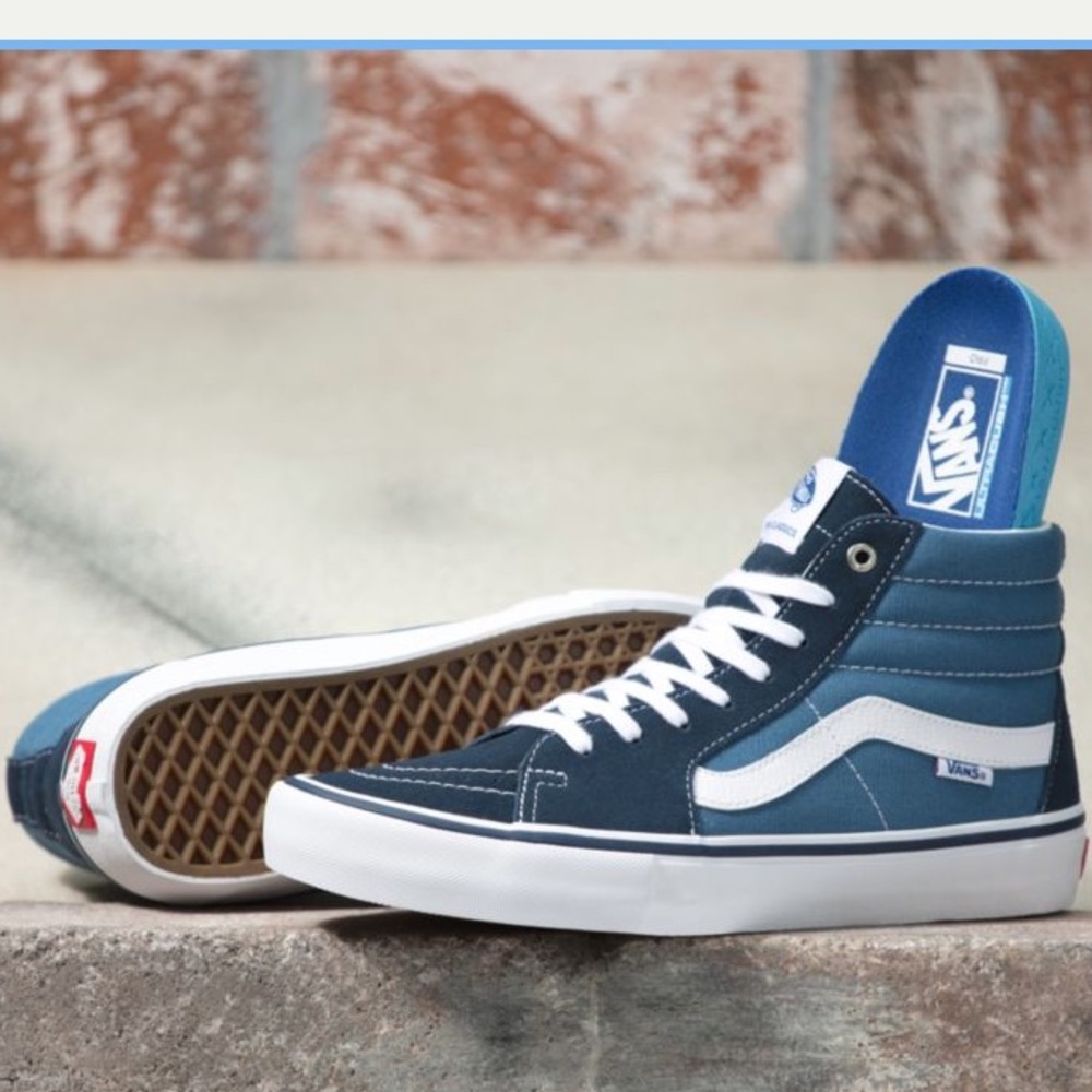 BRAND NEW Navy High Top Vans